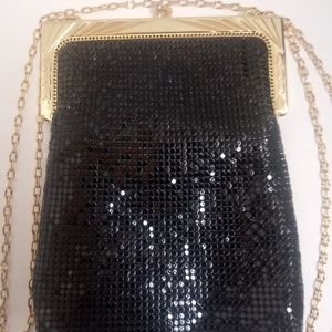 WHITING & DAVIS MESH SEQUIN PURSE